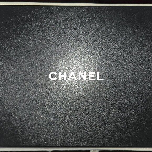 Chanel Burgundy Red Caviar Gold CC Logo Mule Slide Flat 39 - Picture 2 of 12